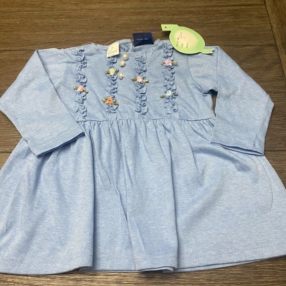 Feu Follet Paris Size 2T Dress Denim chambre Embroidered floral Blue
Nwt - Picture 1 of 6